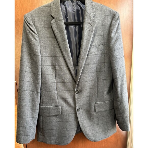 J Crew Sport Coat Mens 38R Thompson Flex Wool Two Button Blazer Gray notch - Picture 5 of 9